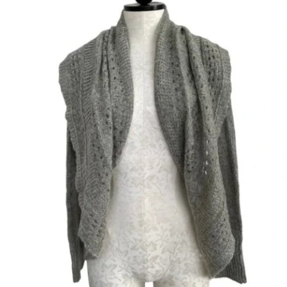 NWT 🤍 Simply Noelle Convertible Knit Sweater / Cardigan 🤍  Size L/XL - Picture 2 of 10
